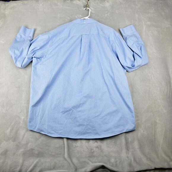 Duluth Shirt Mens 3XLT Blue Check Button Down Long Sleeve - Picture 6 of 8